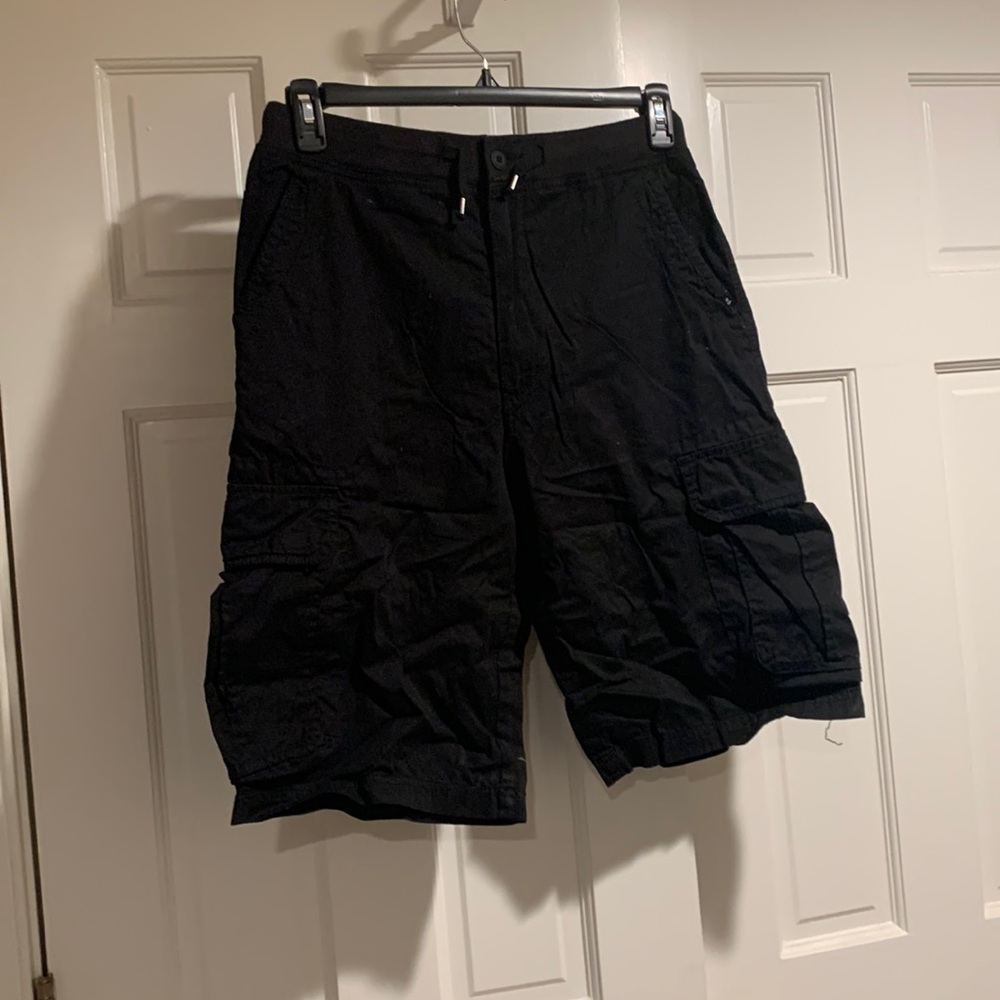 Union Bay Youth Black Cargo Shorts